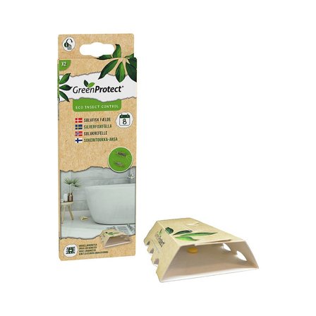 GreenProtect GreenProtect sølvfisk-/skægkræ fælde. 2 stk, Tøj & Bolig, Skadedyrsbekæmpelse, Sølvfisk