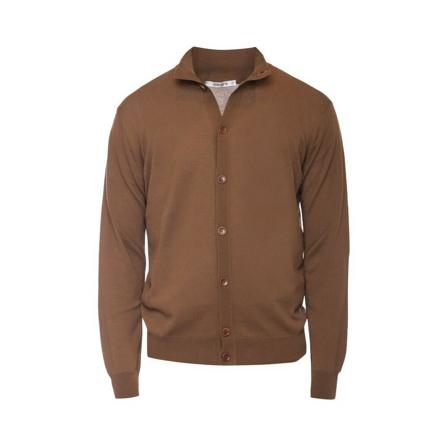 Kangra Cardigan Brun, Herre Cardigans, Størrelse: S