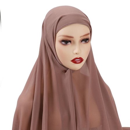Muslim Hijab Turban Hat LYS KHAKI