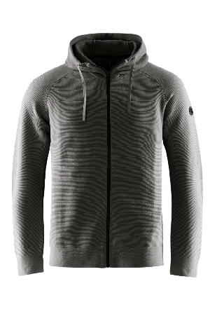 Sail Racing Element Seamless Zip Hood Stickat Herr Grå XXL
