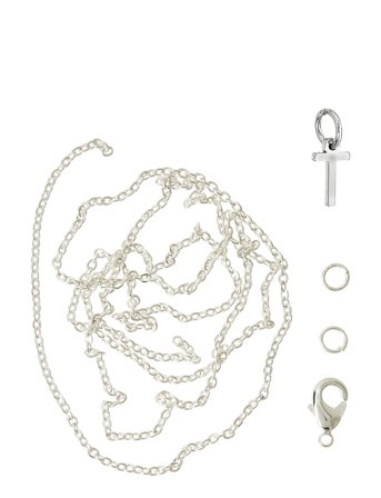 Me & My Box Letter T Sp With O-Ring, Chain And Clasp - Silver - ONE SIZE