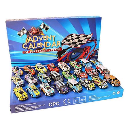 Barne-adventskalender, 24-dagers nedtelling, blindboks leketøygave