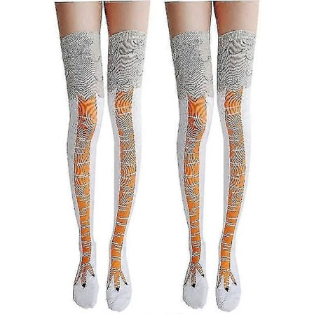 2 par Kycklingfötter Strumpor Roliga Galna Kycklingben Strumpor Kalkonstrumpor Kul