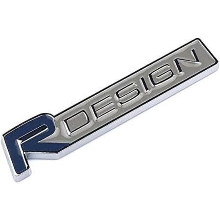 Blå Grill Badge Front Emblem Til Volvo R DESIGN XC60 V70 S60 V40 V60 C30 V50