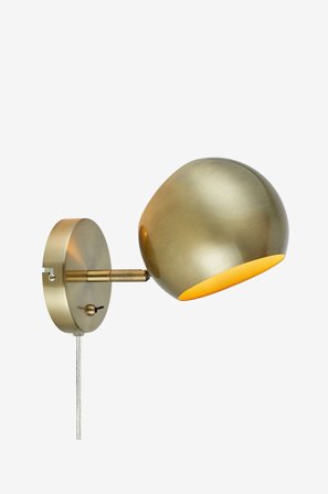 Markslöjd - Vegglampe Edgar - Messing - Vegglamper - Fra Homeroom