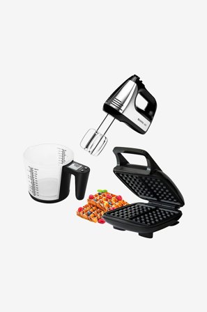 Champion Nordic - Belgiskt Våffeljärn + Elvisp + Måttbägare - Smörgås- & våffeljärn - Från Homeroom