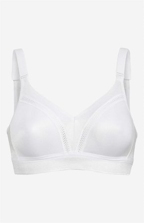 Triumph - Sports-bh uden bøjle Triaction Workout i hvid til damer i størrelse 70C - Cellbes