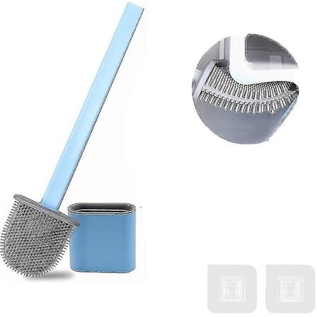 Toiletbørste, silikone toiletbørste, toiletbørste sæt, toiletbørste, silikone flad toiletbørste, toiletbørster og holdere