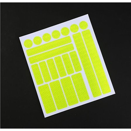 Reflekterande bilklistermärken Motorcykel Cykel Reflektor Cykel Varningsreflektor Film Cykel Dekaltejp Bildekor Tillbehör| |