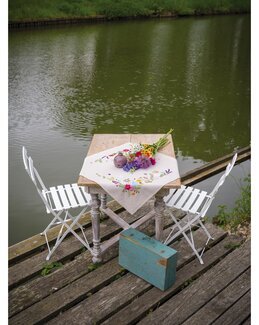 Broderikit Duk Härliga Blommor