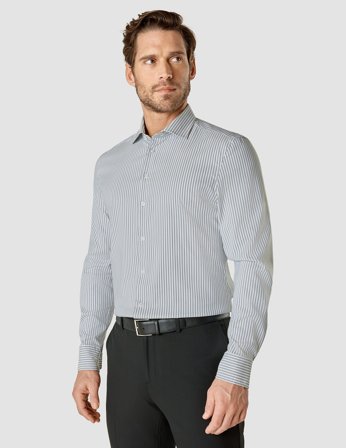 Shaping New Tomorrow - Dress Shirt - Blue Mirage Stripes - Regular Fit - Male - Size XXXL