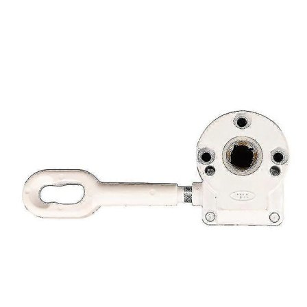 Markiisin vinssi kiinnitysruuveilla kiinnikkeeseen, valkoinen 1 kpl - valkoinen