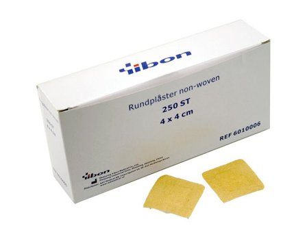 YIBON Plåster NW 40x40mm 250/fp - Lyreco - Skyddsutrustning - Första Hjälpen - Plåster