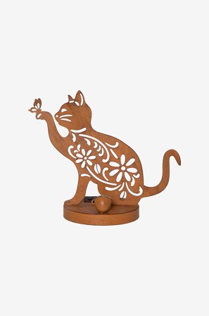 Star Trading - Solardekoration Oxicat - Brun - Solcellslampor - Från Homeroom