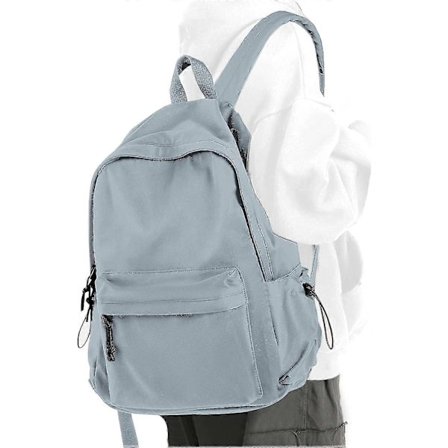 Skolryggsäck för flickor, vattenavvisande, högstadie-bokväska, enkel ryggsäck för tonåringar, pojkar, flickor, lättviktig enkel mellanstadieryggsäck P