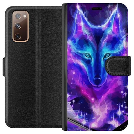 Plånboksfodral till Samsung Galaxy S20 FE med Neon Varg
