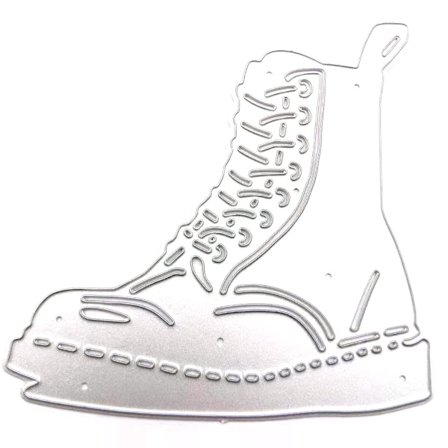 1 pakke støvelkutte dies sjablong støvler styling preging skript dies sjablonger