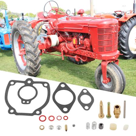 21-delt Forgaser Reparationskit 0236821 Udskiftning til IH Farmall Carb M MV MTA O6 W9 WR9 Super H Super M