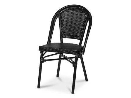 Stol Paris Texteline svart - Lyreco - Kontorsmöbler och inredning - Utemöbler - Stolar och fåtöljer