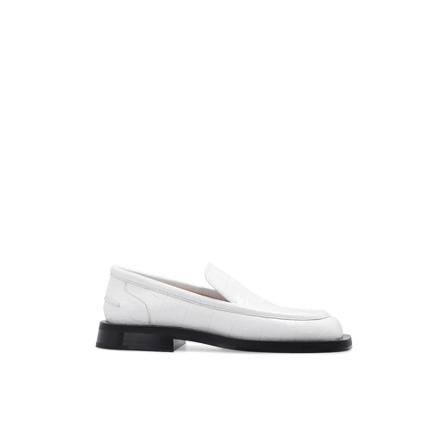 Proenza Schouler, Leather moccasins Wit, Dames, Maat:36 EU,leer