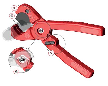 Ironside 100817 Plastavskärare 22 mm rördiameter, VVS & rör