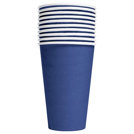 Pappersmuggar Mörkblå 35 cl 10-pack