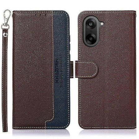 OnePlus Nord CE5 5G -puhelimen suojakotelo PU-nahkaa ja hihnalla