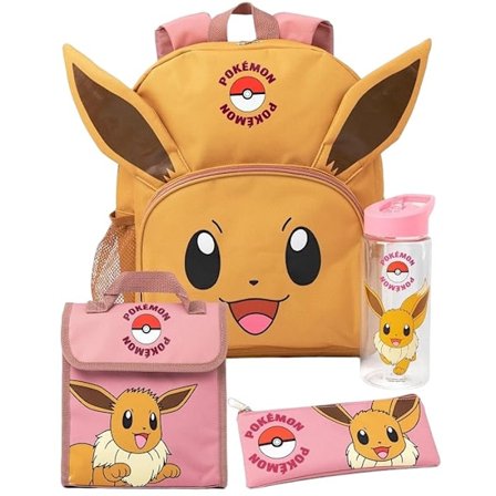 Pokemon Eevee Ryggsäck Set One Size Brun/Rosa