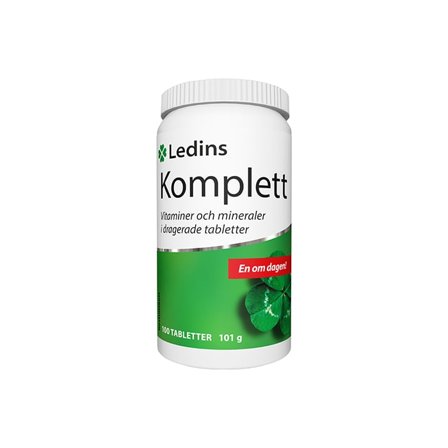 Ledins Multivitamin Komplett 100 tabletter betakaroten
