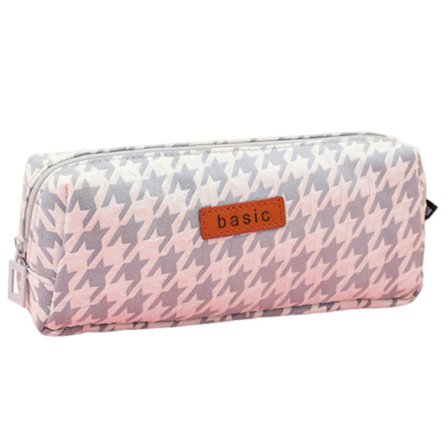 Simpel enkeltlags pennetaske med stor kapacitet, støvtæt, multifunktionel, stilfuld penalhus til organisering af skrivebord i klasseværelset