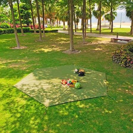 Utomhus Campingtält Sex Mattor - Överdimensionerad Matta Oxfordtyg