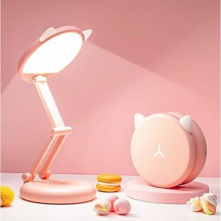 Skrivbordslampa Rosa lampa Skrivbordstillbehör, Rosa skrivbordstillbehör