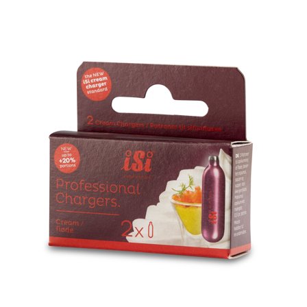 Isi N2O Professional Chargers, 2-pakning - Kjøp kjøkkenmaskin hos Bakeren og Kokken' - 'Rosa