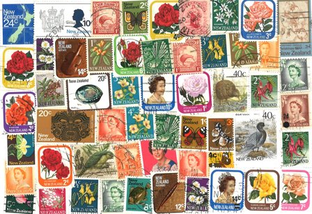 New Zealand - 50 forskellige frimærker - Stemplet