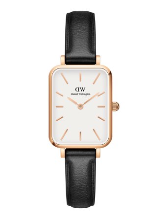 Daniel Wellington Quadro 20X26 Pressed Sheffield Rg White - Black - 20X26MM