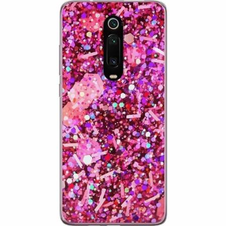 Xiaomi Mi 9t Pro Genomskinligt Skal Glitter
