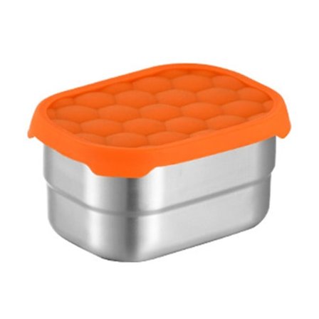 Rustfritt stål konserveringsboks Lunsjboks ORANSJE