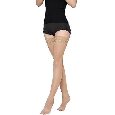 Stockings Ultra Thin Sexy Leg Trimming Slimming Lace Black Stockings For Lady