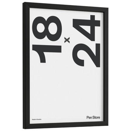Pen Store Black Wooden Frame 18x24 cm