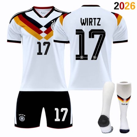2026 FIFA World Cup Tyskland Hjemmefotballdrakt #Kai Havertz #Nick Woltemade #Florian Wirtz, Supporterversjon Fotballdrakt Barn/Voksenstørrelser