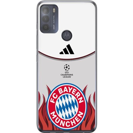 Yhteensopiva Puhelinkuori Motorola Moto G50 FC Bayern München Jalkapallo Jalkapallo