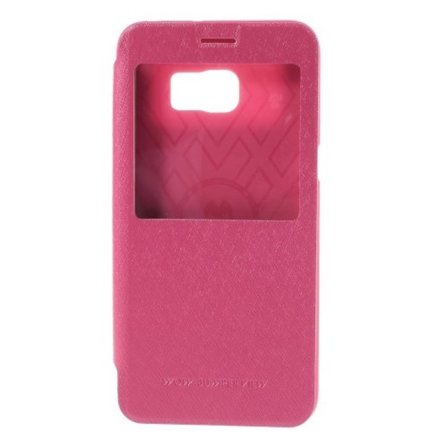 Mercury Wow Bumper fodral till Samsung Galaxy S6 Edge+ (Rosa)