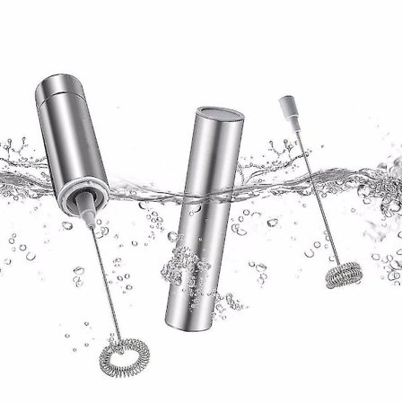 Elektrisk Håndholdt Mælkeskummer i Rustfrit Stål