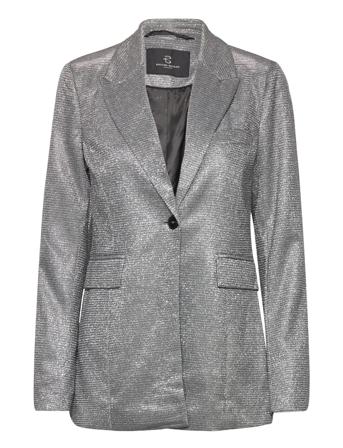 Snapdragon Lucy Blazer Blazers Single Breasted Blazers Grå Bruuns Bazaar