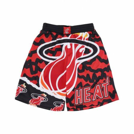 Mitchell & Ness, basketball shorts nba jumbotron 2.0 mesh short hardwood classics miahea Rood, Heren, Maat:L