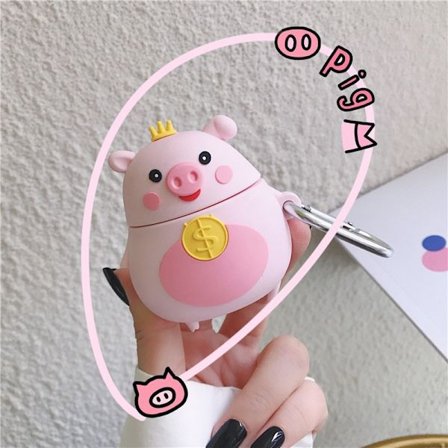 Silikoneetui til Airpods 1 & 2, AirPods 2 Etui Cover 3D Funn