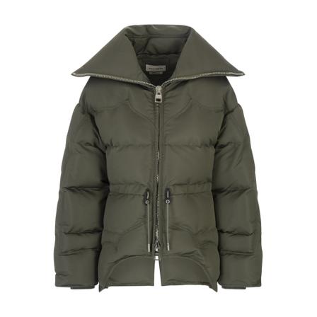 Alexander McQueen Down Jakke Grøn, Dame