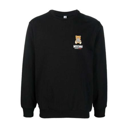Moschino Sweatshirts , Zwart , Heren , Maat: S