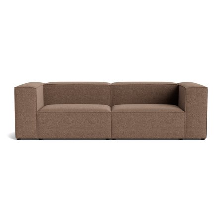 Lissabon XL 2 personers sofa - Nordic Brun - Ekstrabred 260cm - Perfekt komfortabel 100x70cm - Sofa, 2 personers sofa