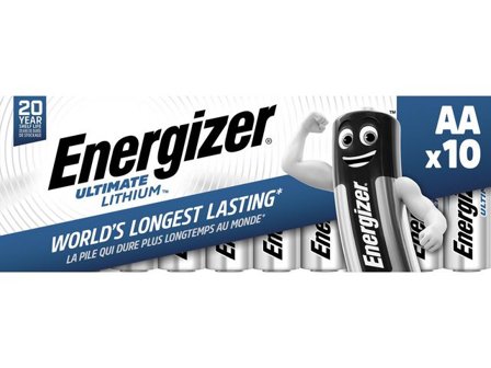 ENERGIZER Batteri Ultimate AA 10/fp - Lyreco - Kontorsmaskiner - Batterier - AA